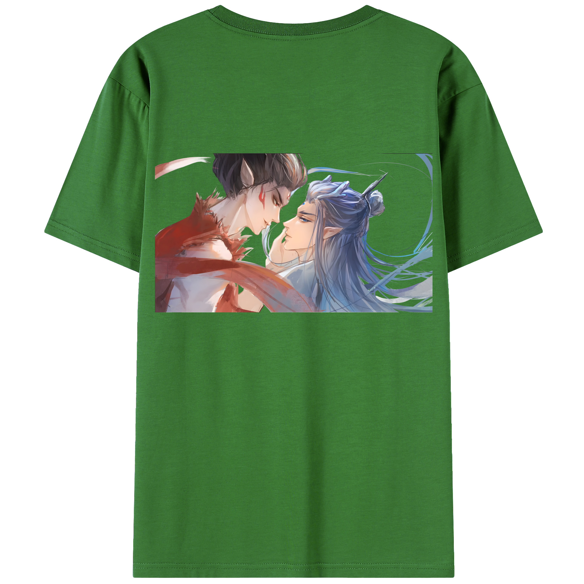 （画像用） Ne Zha 2 ナタ 魔童の大暴れ レディース半袖Tシャツ(バックプリント)